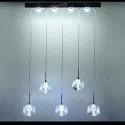 LED Diamonds in the Sky Polished Crystal Pendant SKU# LIG0044