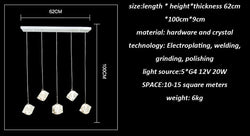 LED Diamonds in the Sky Polished Crystal Pendant SKU# LIG0044