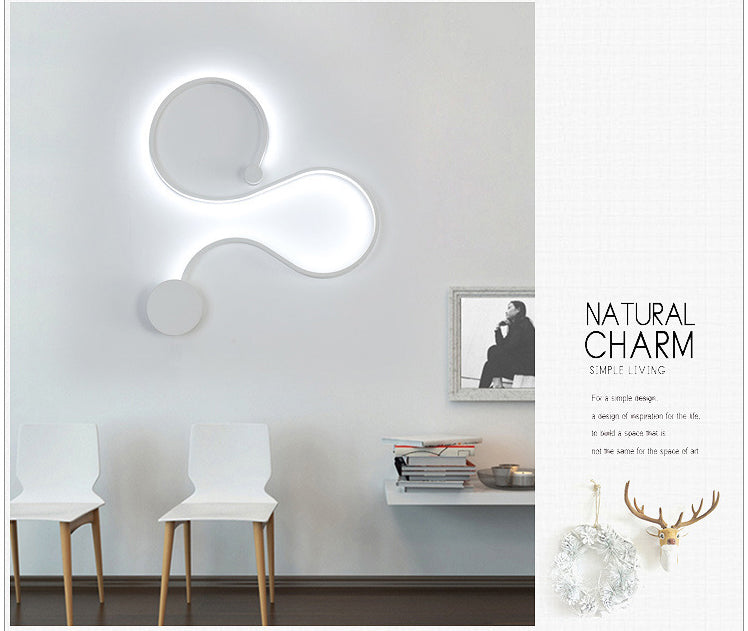 LED Rattlesnake Wall Sconce Aluminum Luminaire SKU# LIG0046