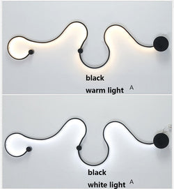 LED Rattlesnake Wall Sconce Aluminum Luminaire SKU# LIG0046