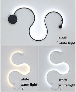 LED Rattlesnake Wall Sconce Aluminum Luminaire SKU# LIG0046