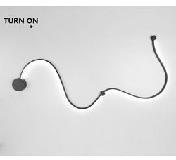 LED Rattlesnake Wall Sconce Aluminum Luminaire SKU# LIG0046