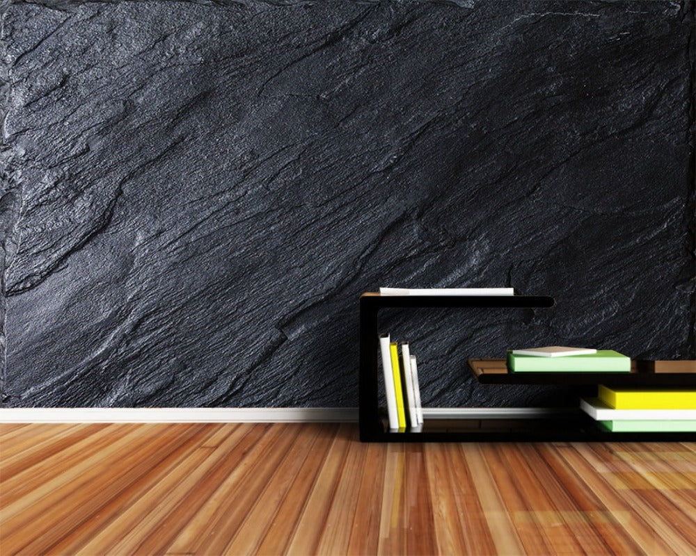 3D Wallpaper Black/Gray Marble