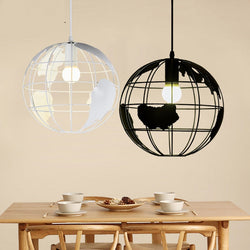 LED Simple Wrought Iron Globe Chandelier Lights SKU# LIG0042