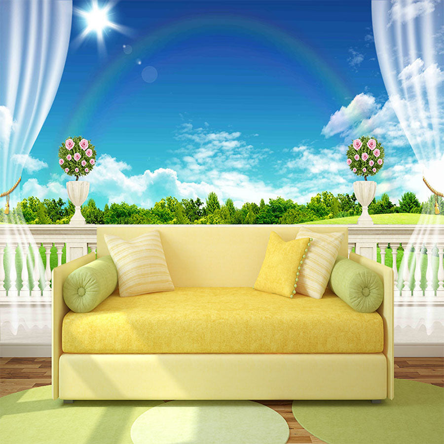 3D Wallpaper Custom Mural Seaside SKU# WAL0141