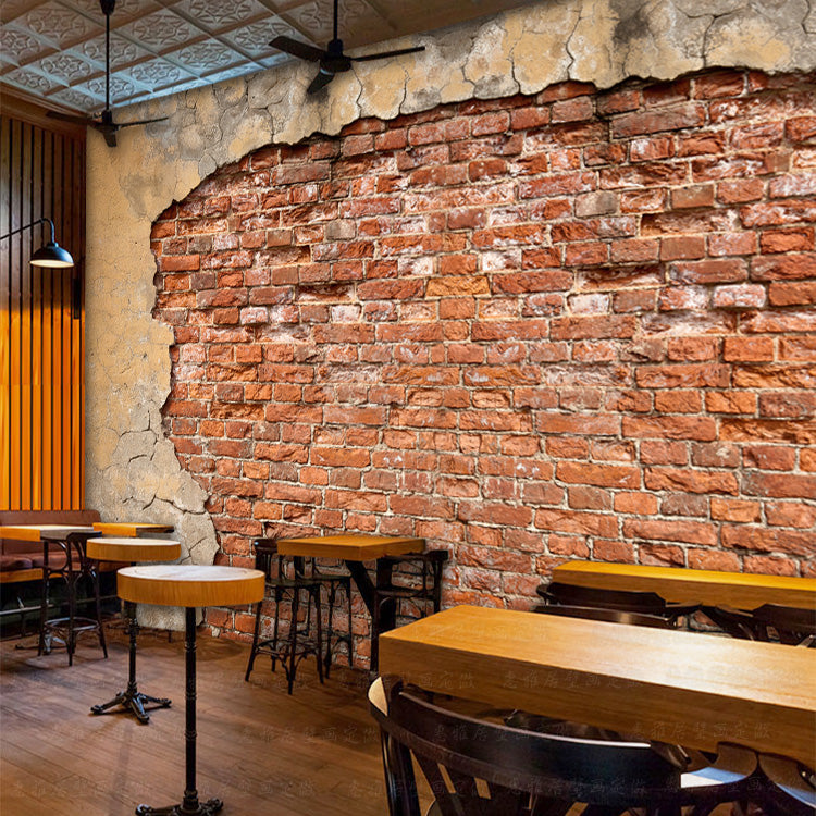 3D Wallpaper Retro Internet Cafe Bar SKU# WAL0030