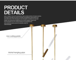 Matrix LED Frosted Pendant Light Suspension SKU# LIG0051