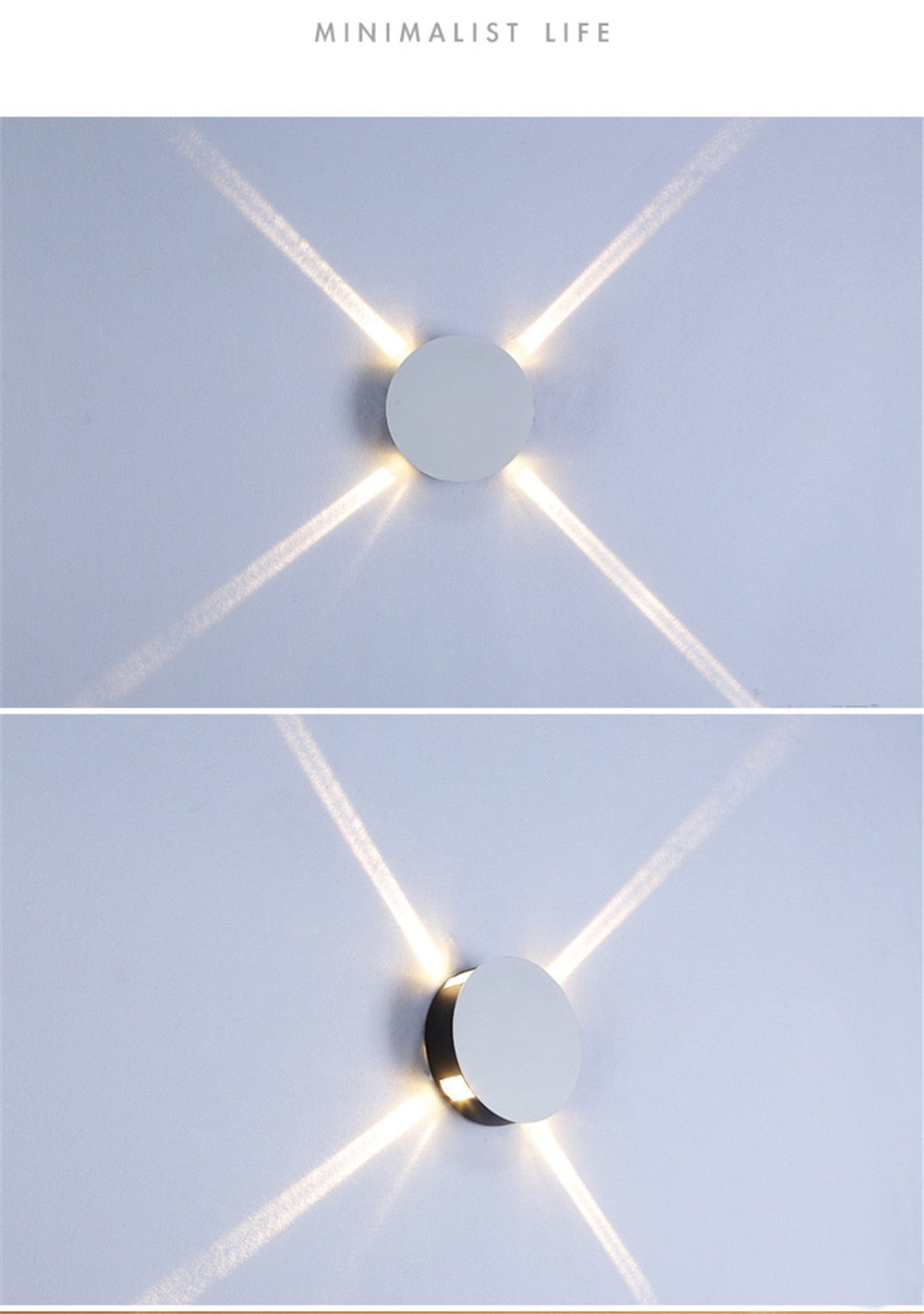 LED Wall Sconce Matrix Cross/Star 85V-265V SKU# LIG0048