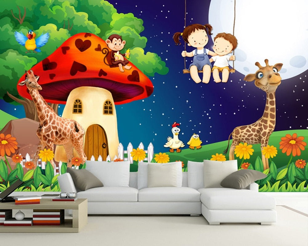 3D Wallpaper For Kids Room Mural