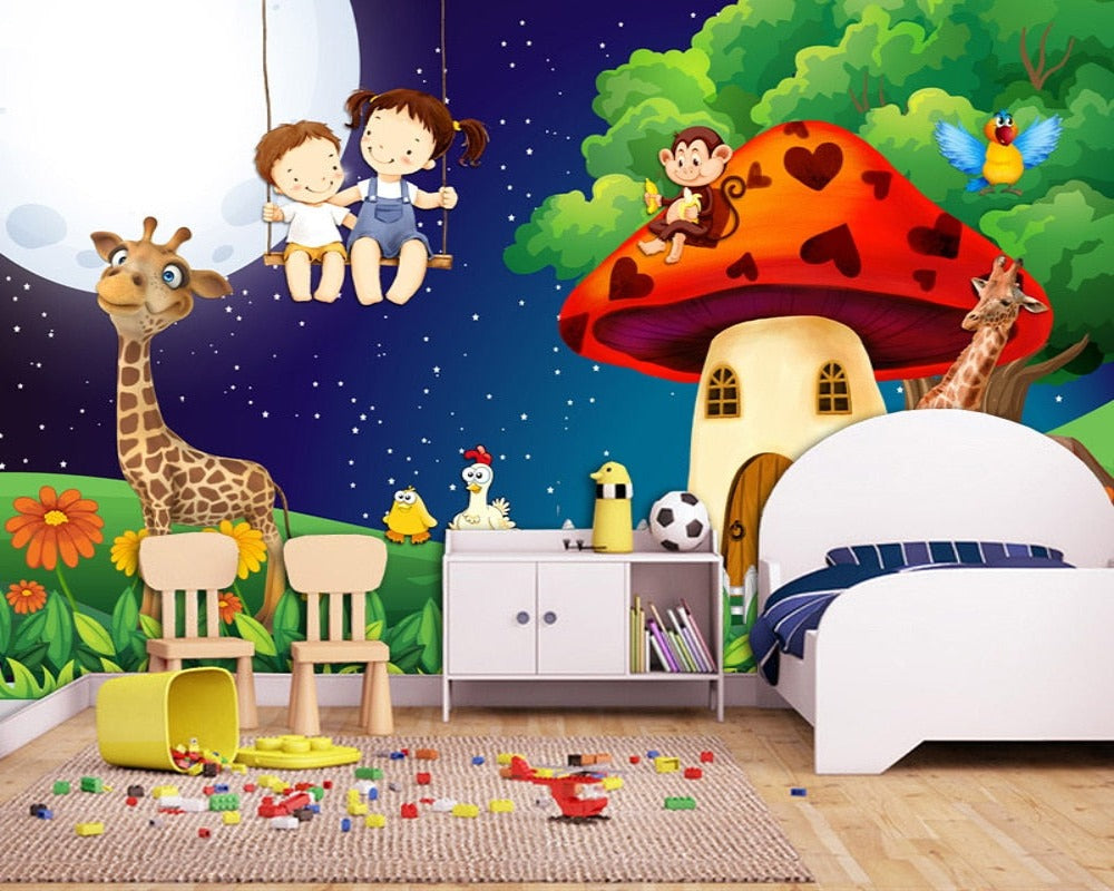 3D Wallpaper For Kids Room Mural